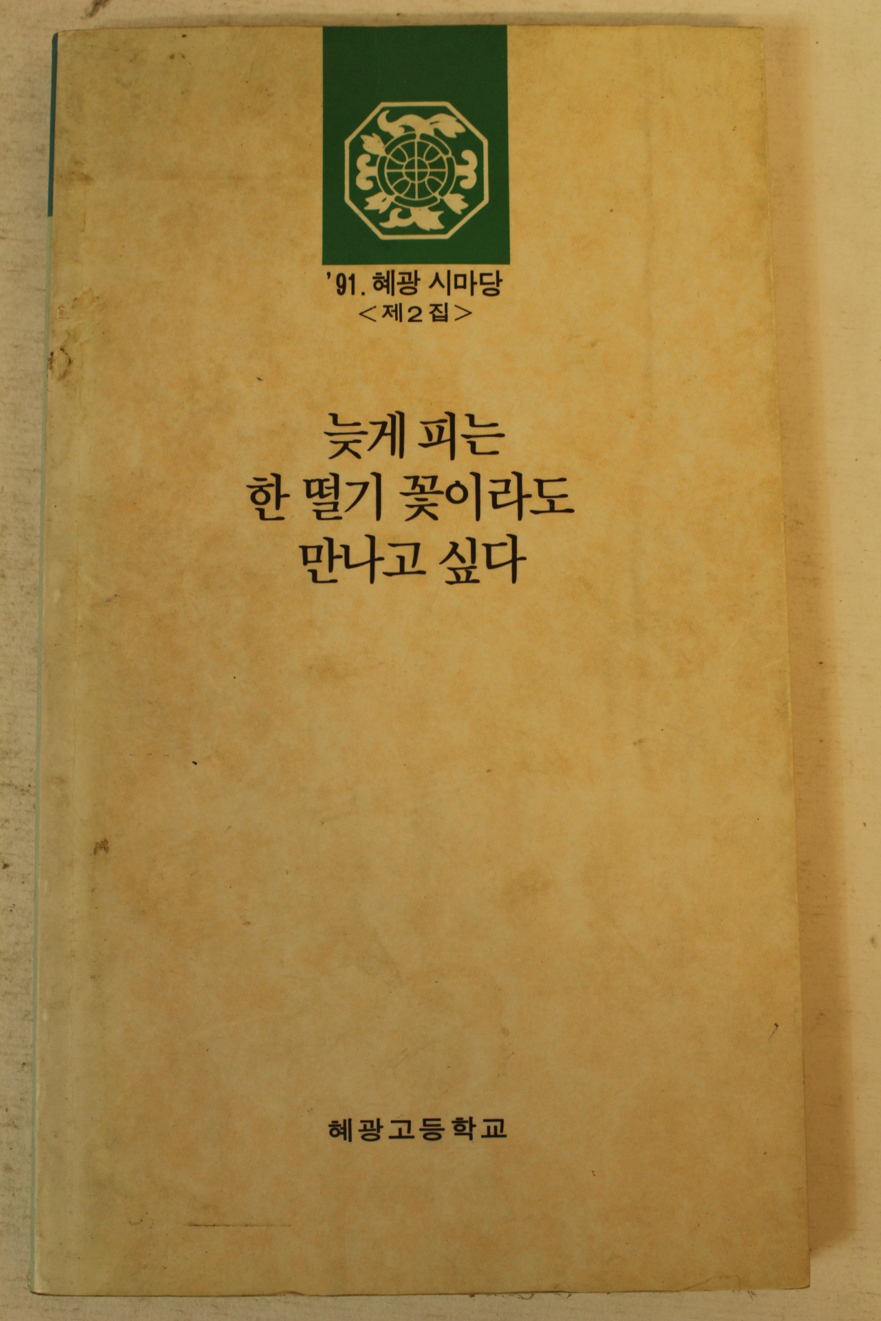 1991년 헤광고등학교 늦게 피는 한 떨기 꽃이라도 만나고 싶다