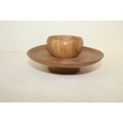 원목나무로된 무뉘가좋은 잔받침대