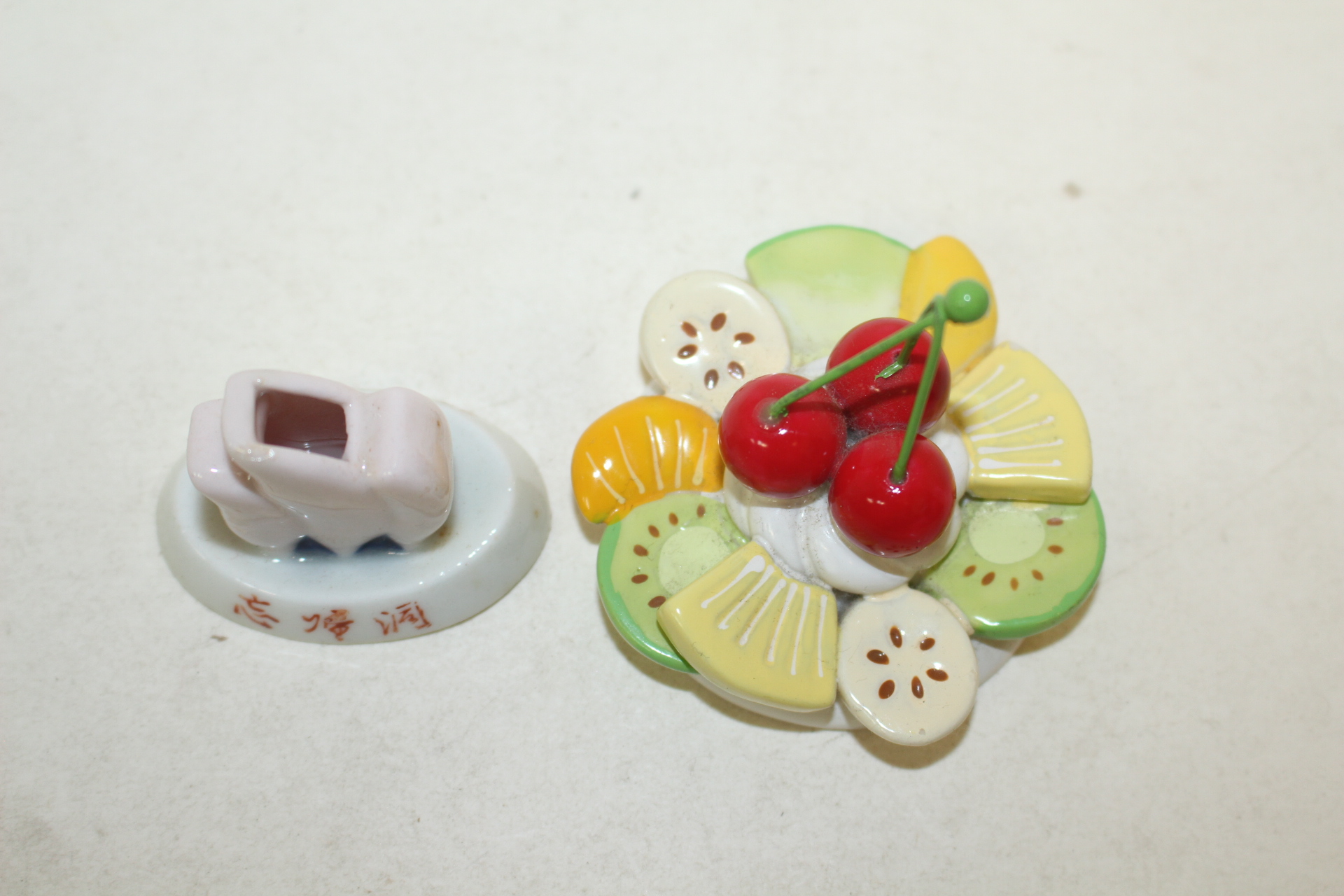 소형크기의 청화백자 작품 2점