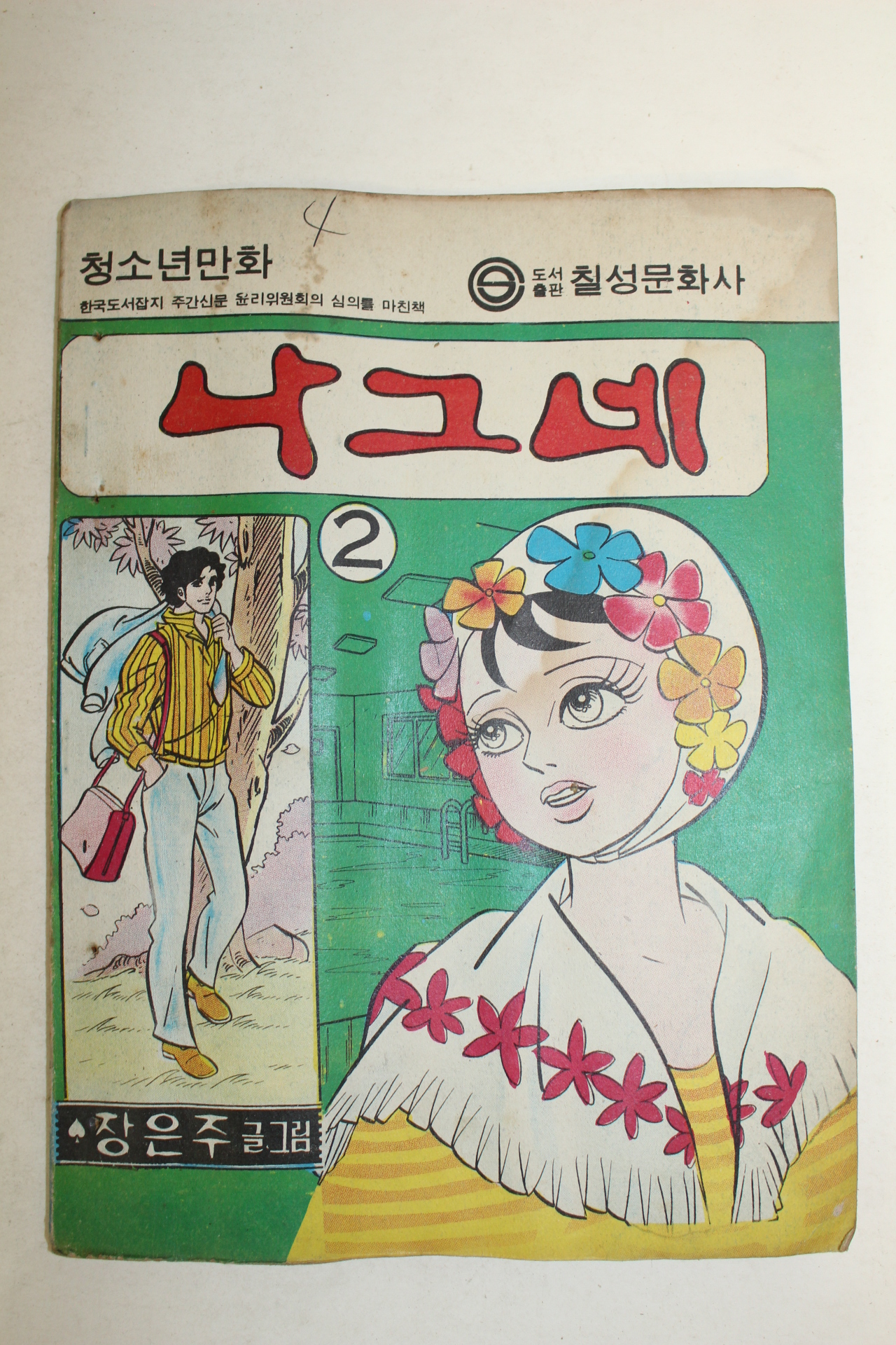 1976년 장은주 만화 나그네 3책완질