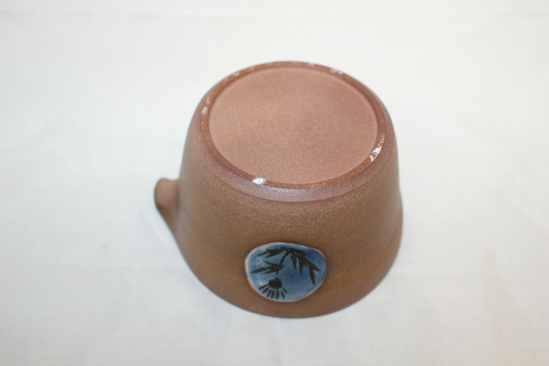 분청자 청화화문 호(浩) 다관