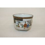 연대가좋은 구다니 철화백자인물문 잔