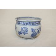 연대가좋은 청화백자 단풍문 향완