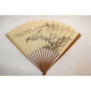 직접그린 수묵화 부채