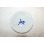 연대가좋은 청화백자 양각화문 기린화형완