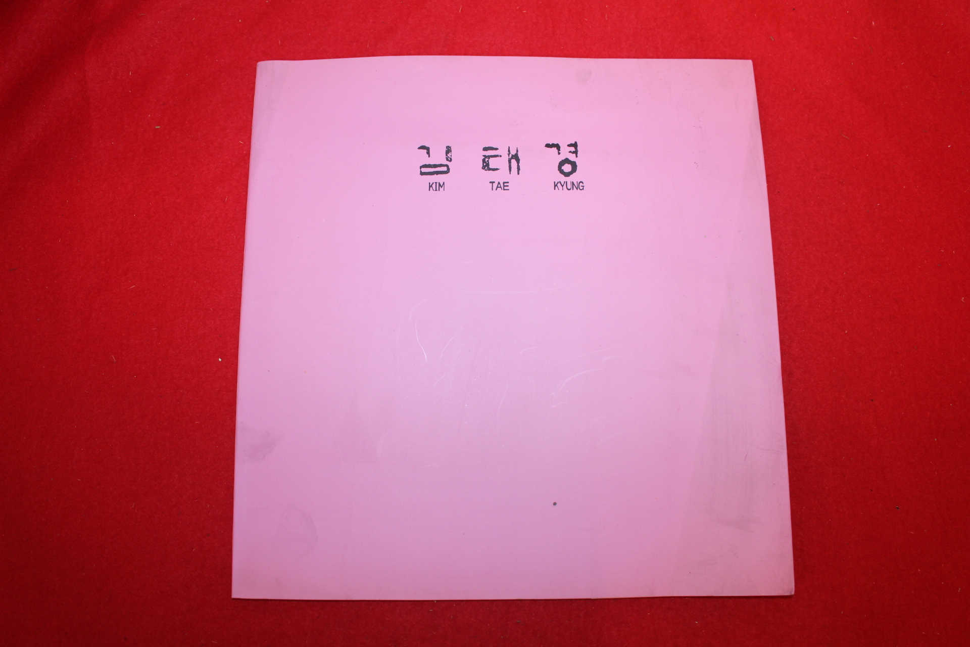 1996년 김태경 전시회 도록
