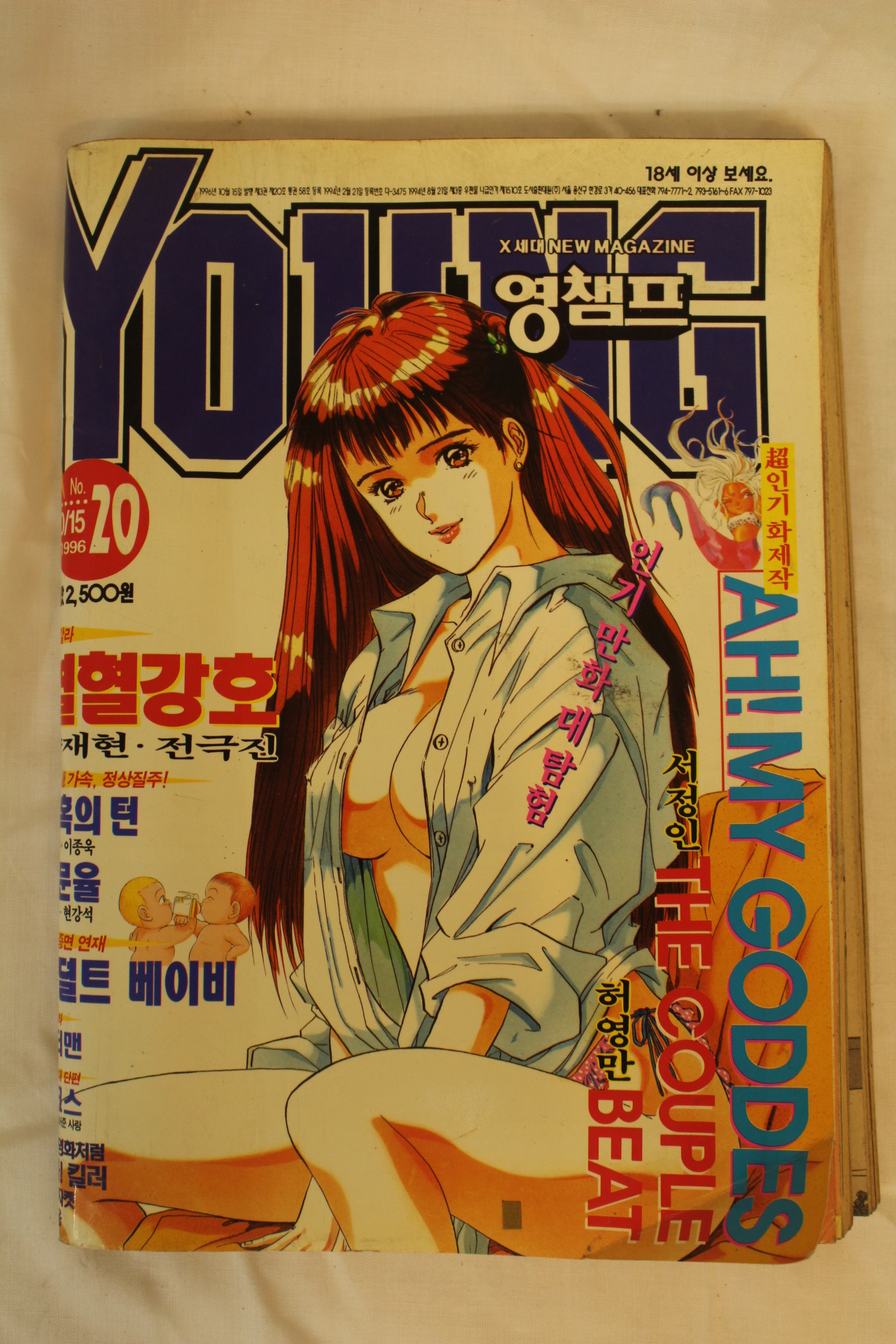 1996년 영챔프 만화잡지 10월15일자