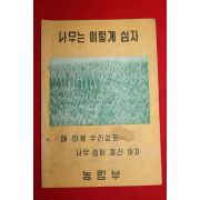 근대 농림부간행 나무는 이렇게 심자