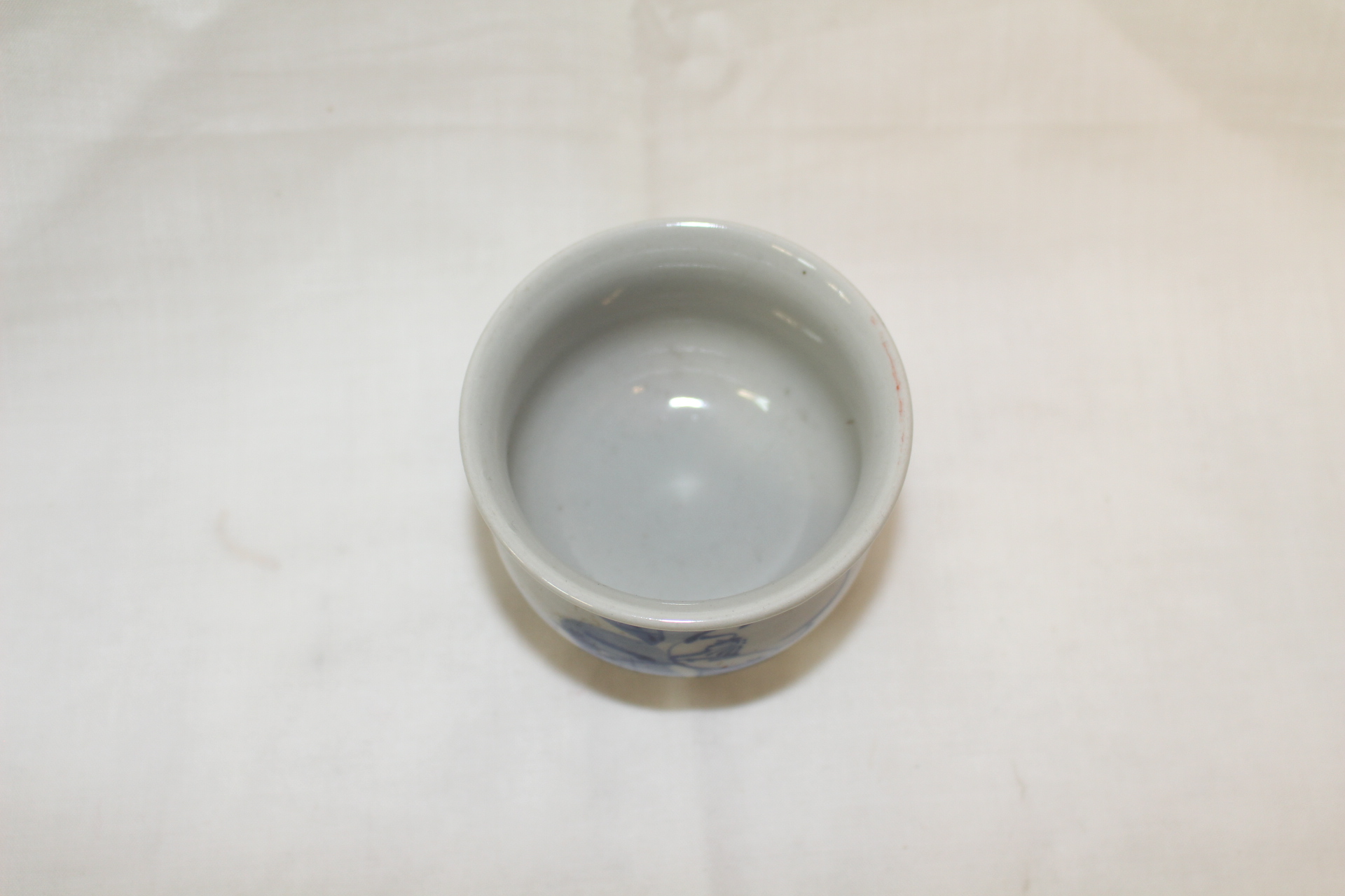 연대가좋은 청화백자 화문잔