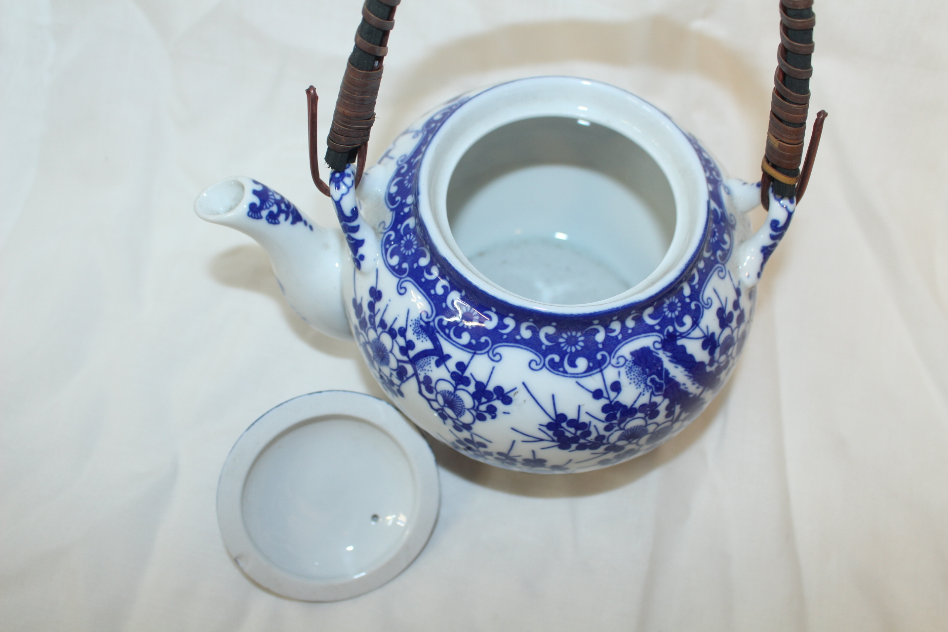 연대가좋은 청화백자화문 주자