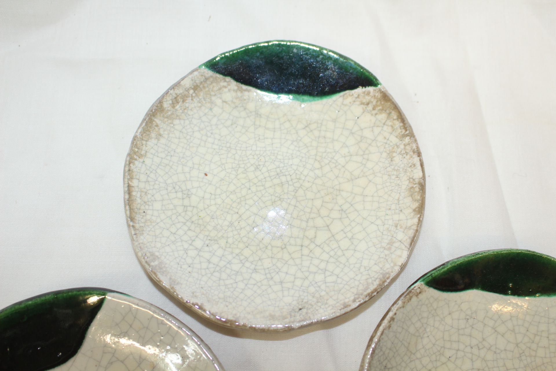 분청자 산라꾸(三樂) 완 3점