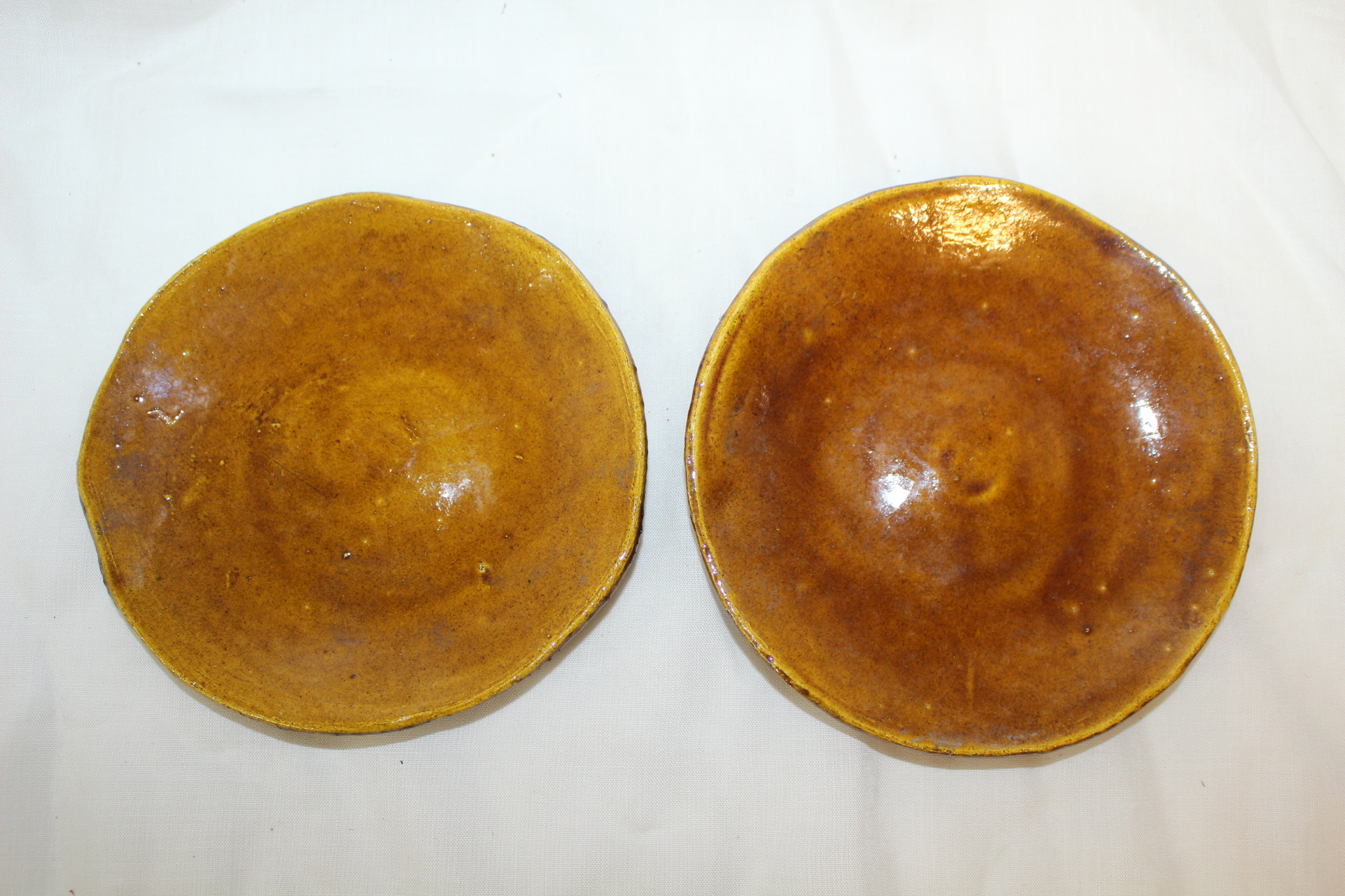 분청자 산라꾸(三樂) 완 2점