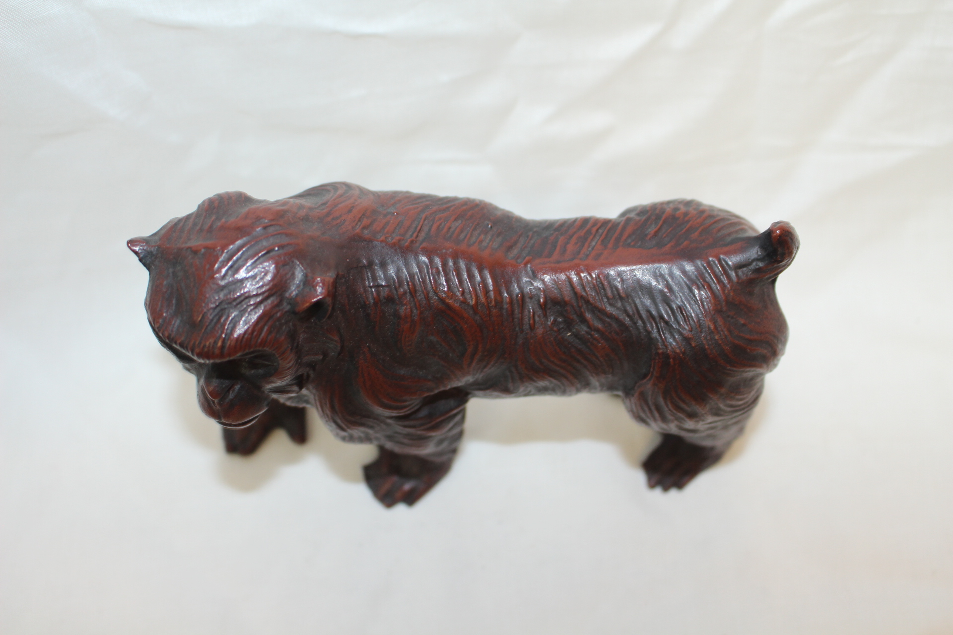 묵직한 무쇠통으로된 원숭이 조각상