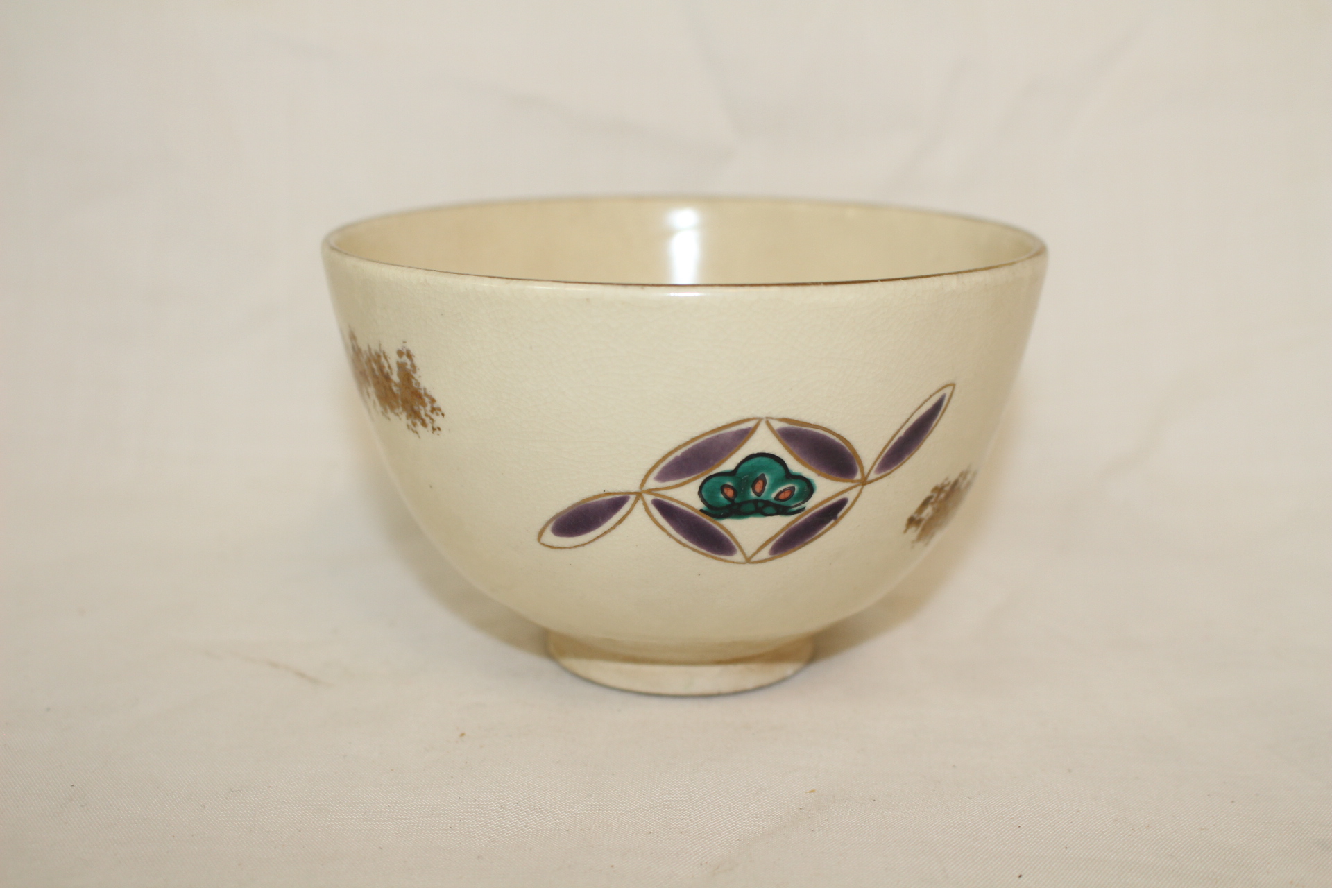 사스마 분청자 청화진사화문 말찻잔