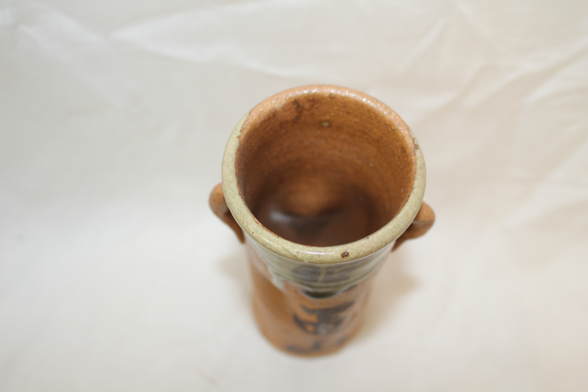 시가라끼 청자 철화문자문 이귀호