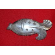 홍산문화-퇴화백옥돌 물고기 옥노리개