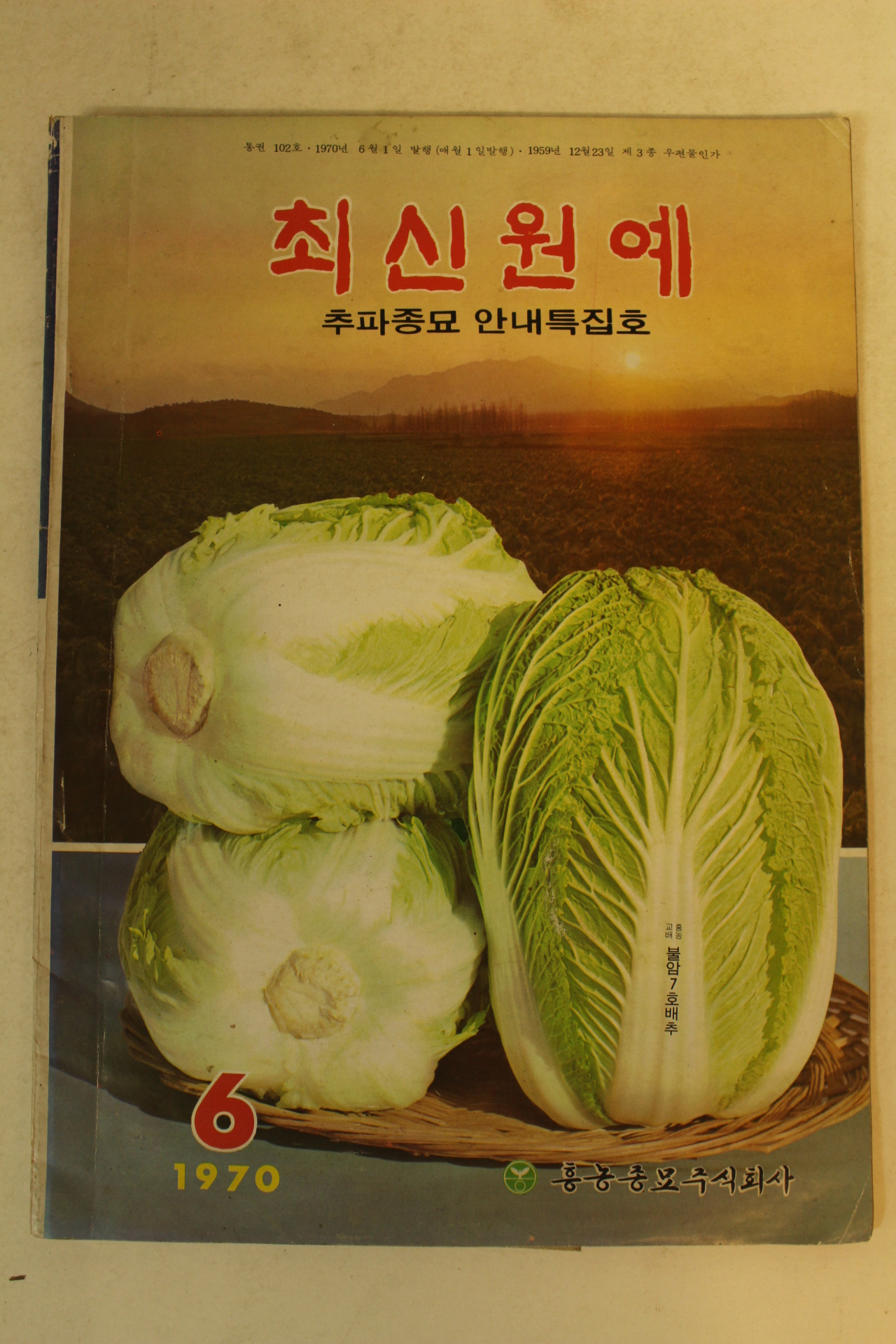 1970년 최신원예 6월호