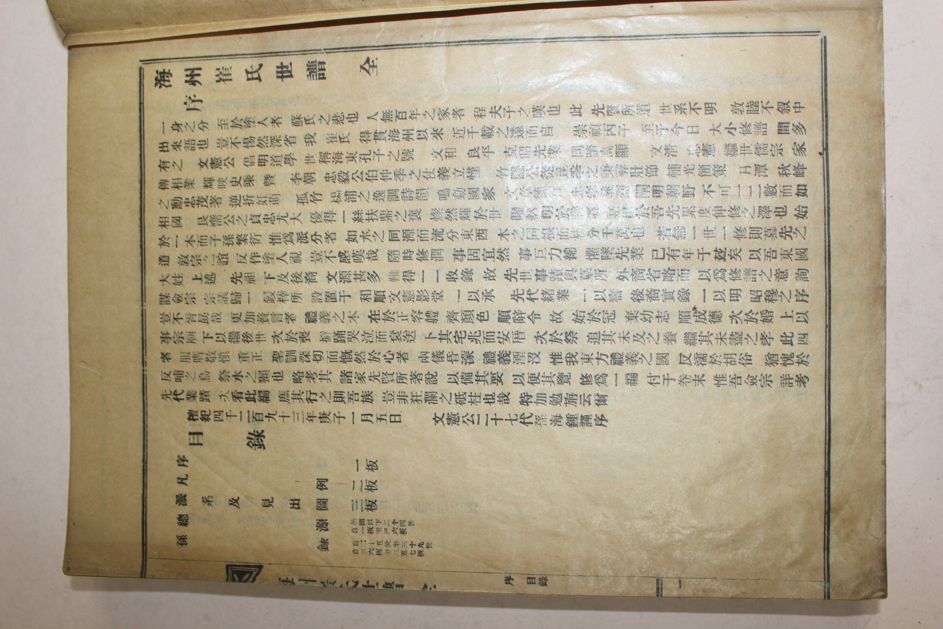1960년 석판본 해주최씨세보(海州崔氏世譜) 1책완질