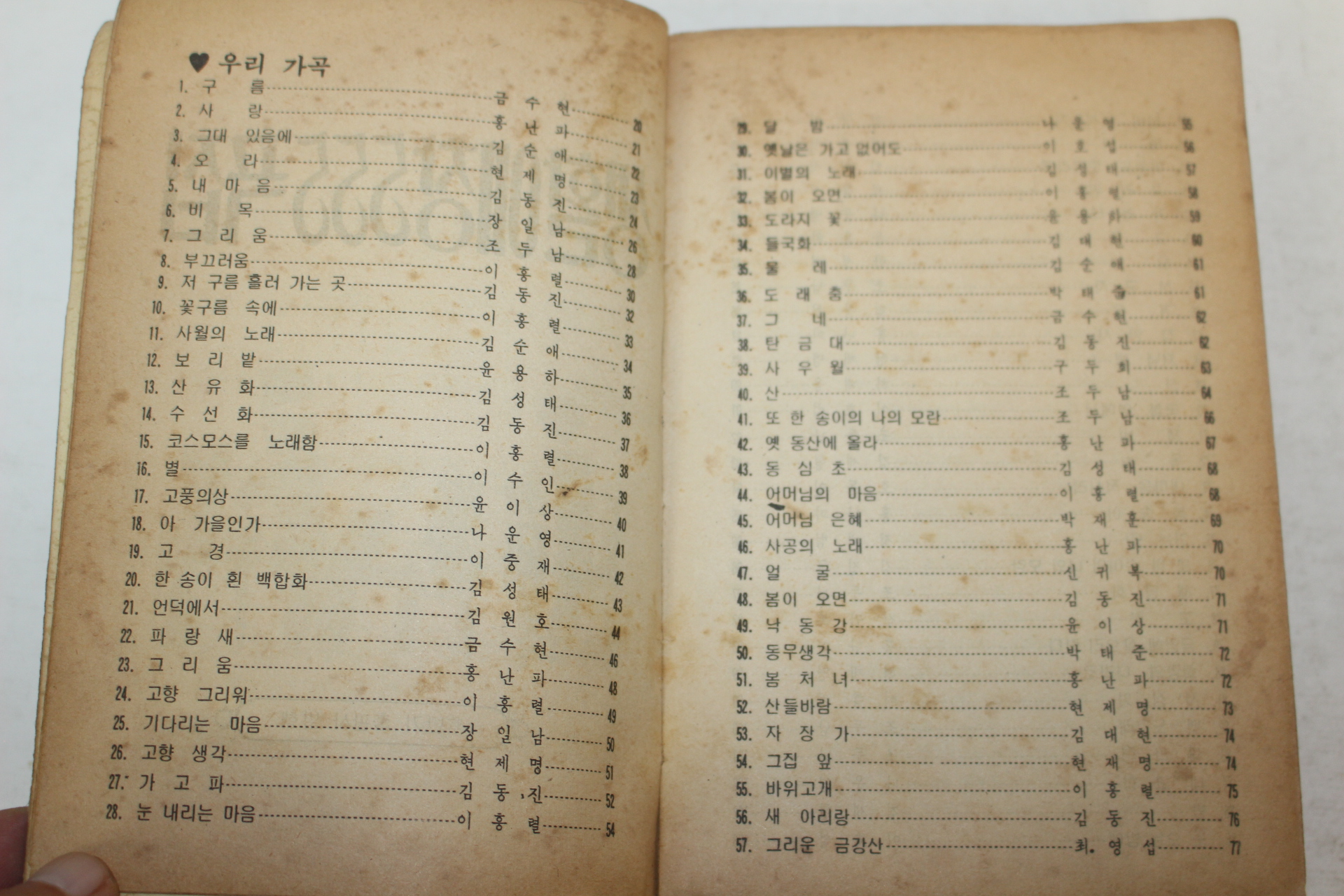 1978년 생활애창555곡집 (가요,노래)