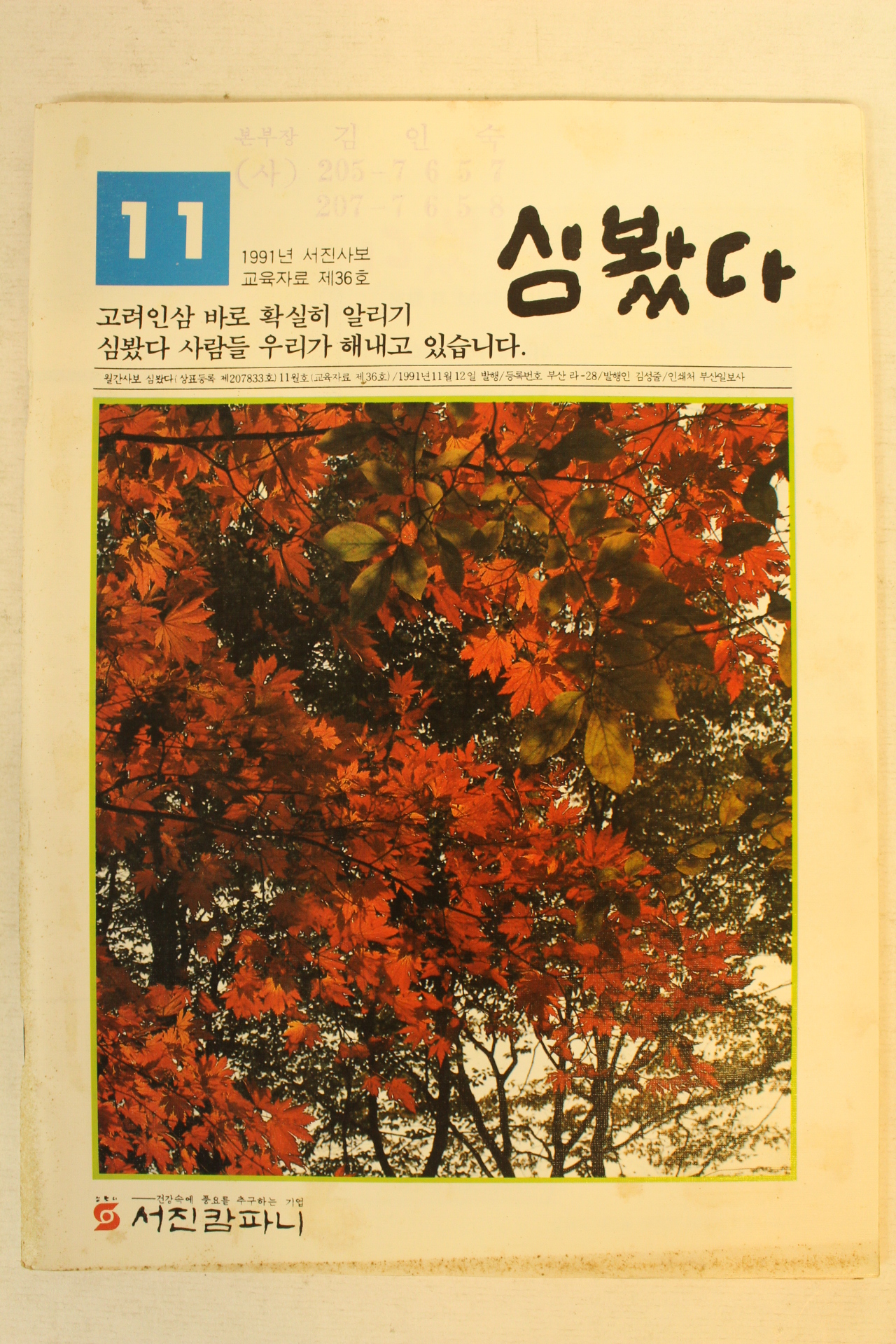 1991년 심봤다 11월호