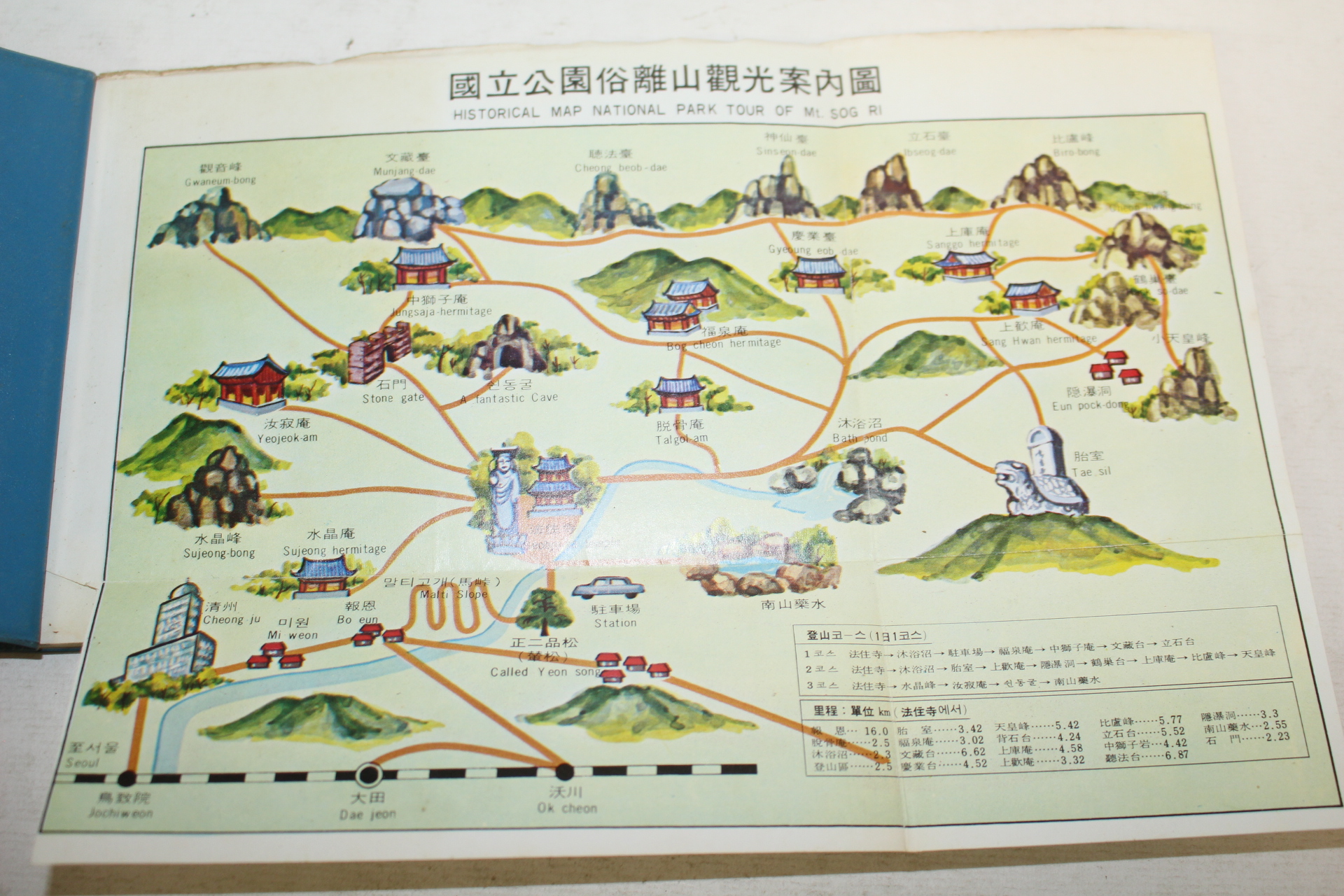 1975년 국립공원 관광 속리산 관광기념