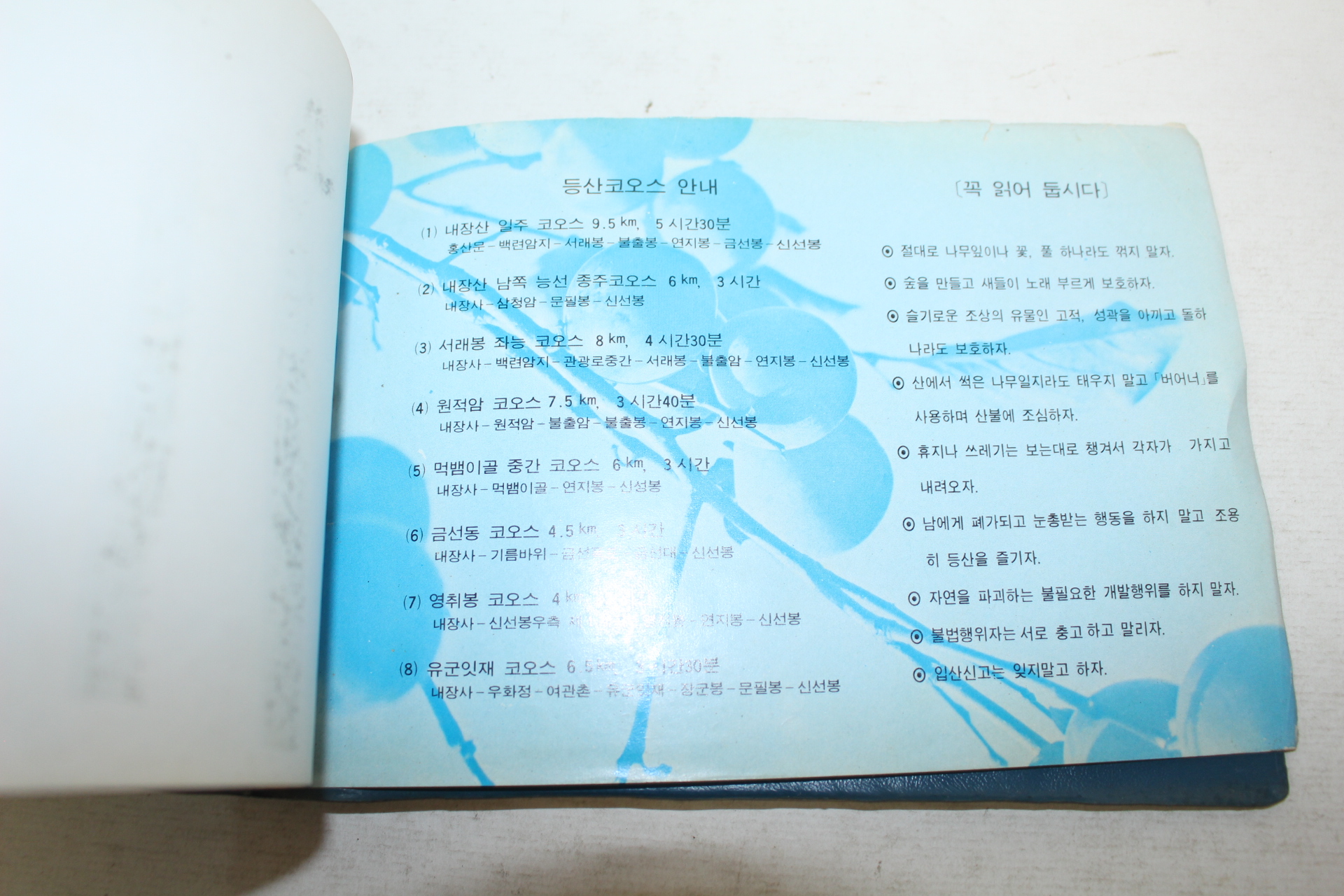 국립공원 관광 내장산(內藏山) 관광기념