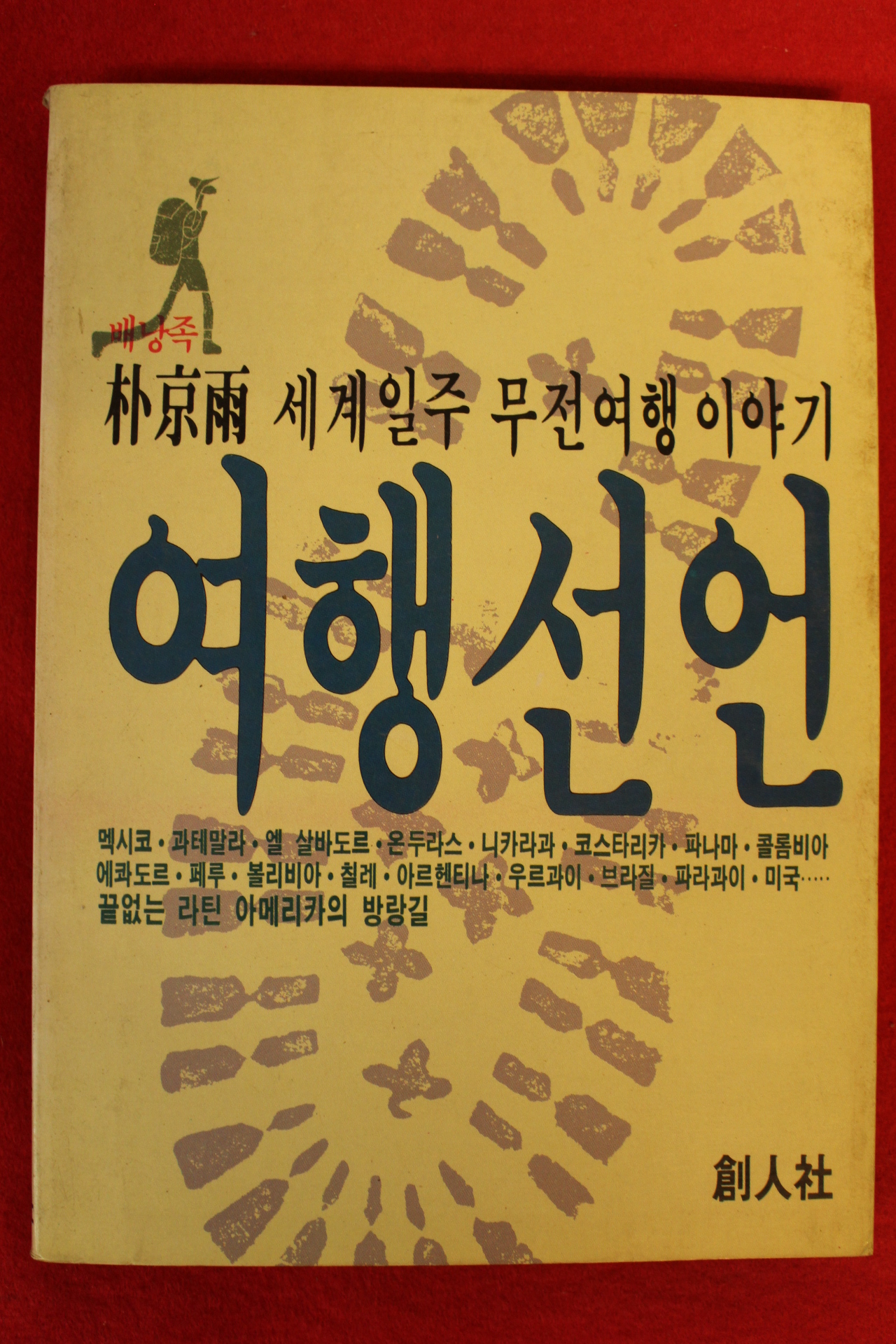 1984년초판 박경우 세계일주 무전여행이야기 여행선언