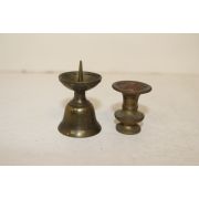 연대가좋은 청동으로된 초소형크기의 촛대와 향호