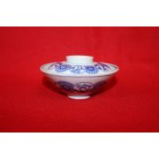 연대가좋은 청화백자 해태용문 개완