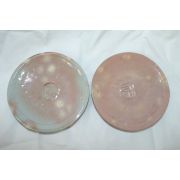 홍화꽃이핀 청자 완 2점