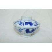 연대가좋은 청화백자추상화문 개완