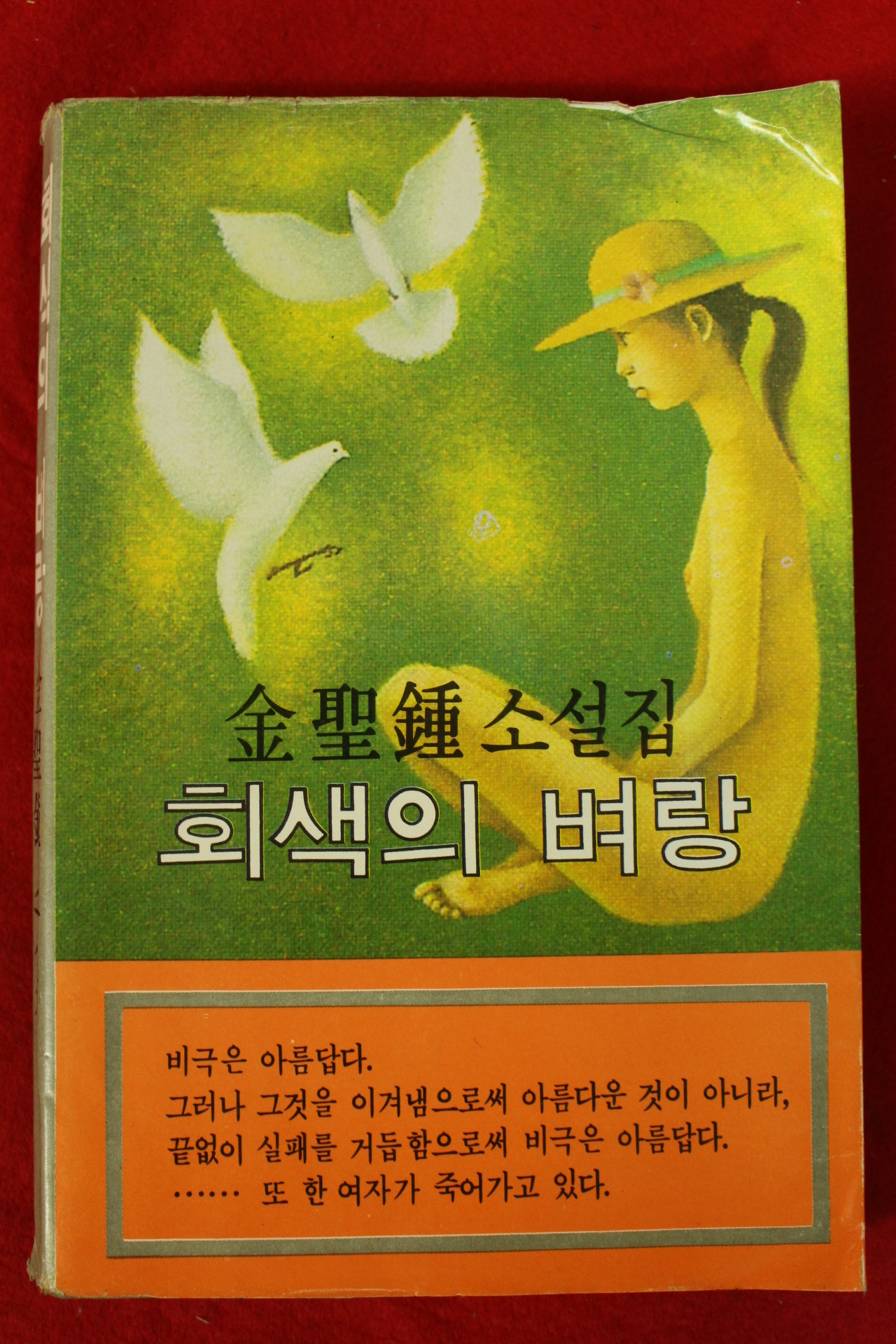 1980년초판 김성종소설집 회색의 벼랑