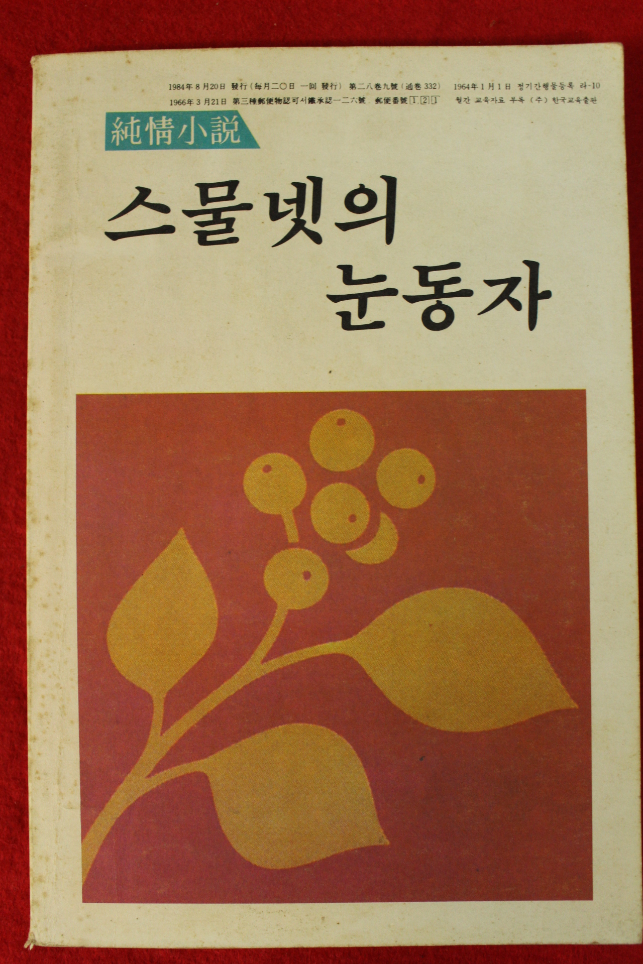 1984년 순정소설 스물넷의 눈동자