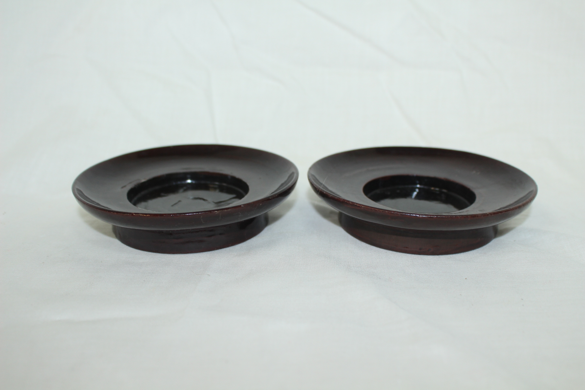 연대가좋은 나무로된 완 2점