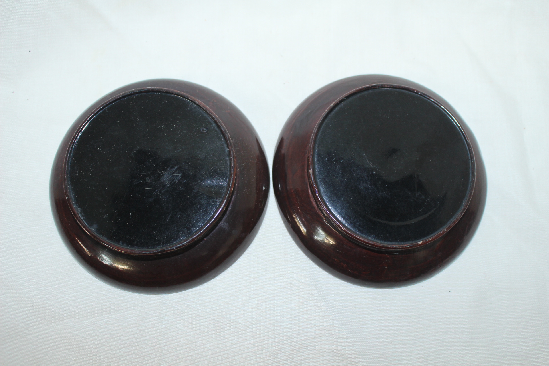 연대가좋은 나무로된 완 2점