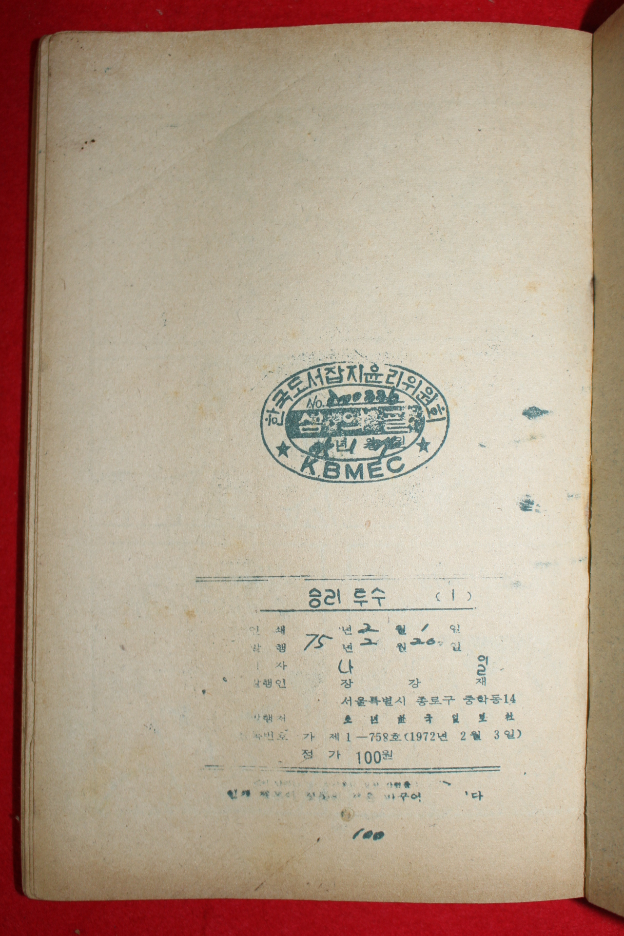 1975년 나일 만화 승리투수 3책완질