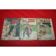 1973년 정한기 만화 비밀첩보원555  3책완질