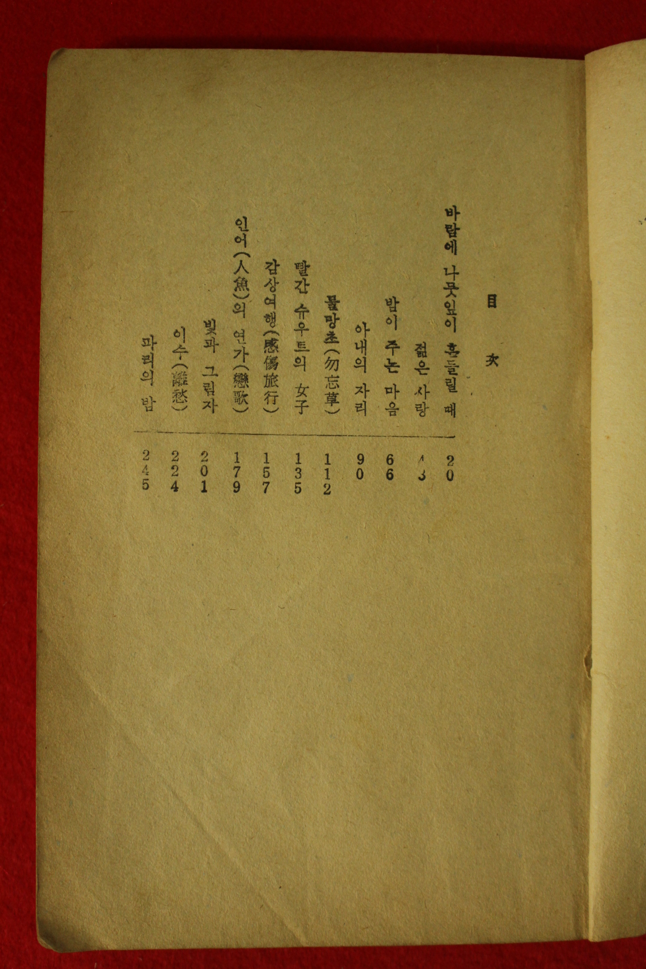 1971년 박일지 벌레 먹은 장미