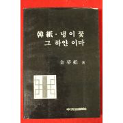 1986년초판 김몽선시집 한지 냉이꽃 그하얀 이마(저자싸인본)