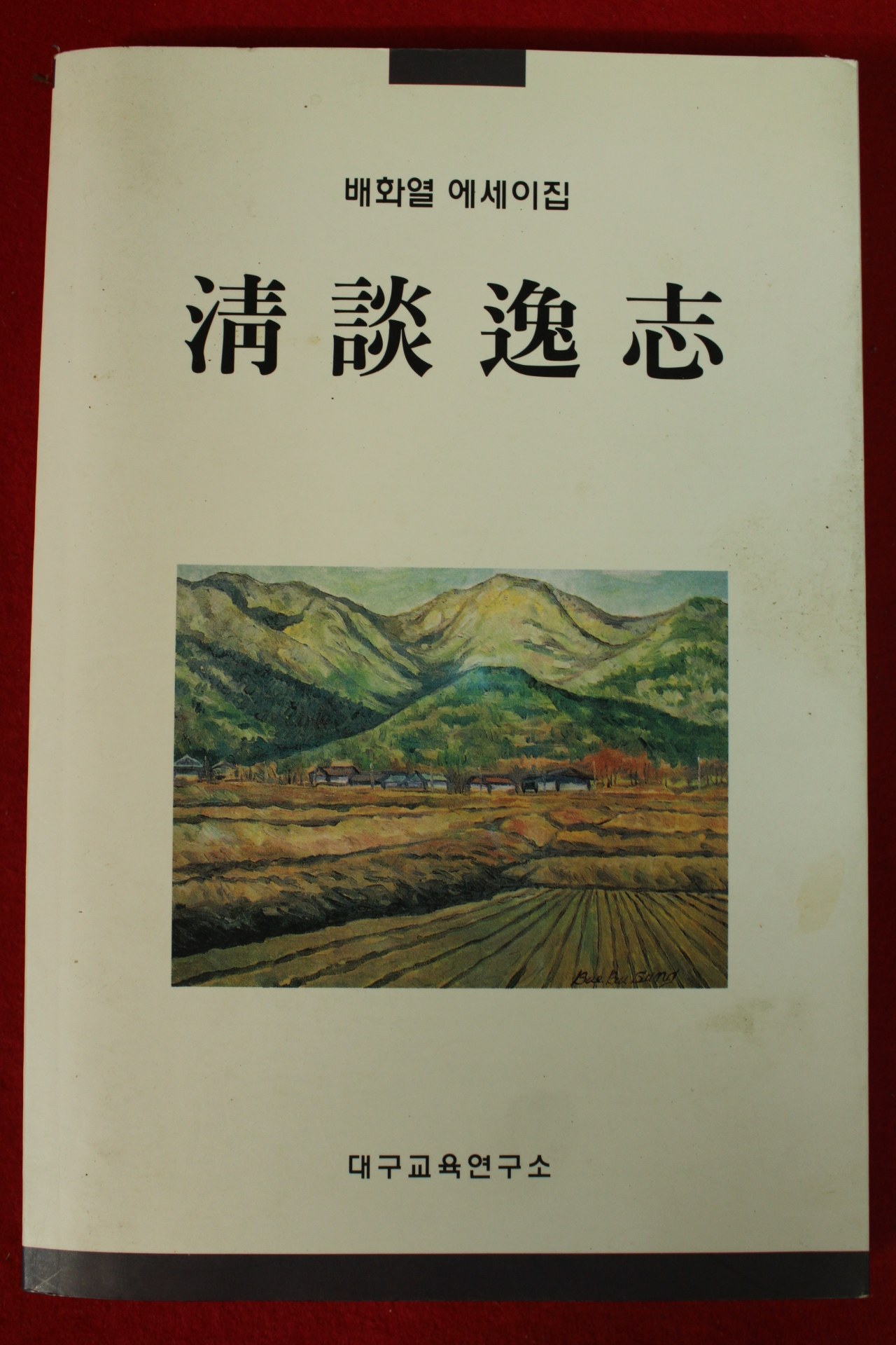 1999년 배화열에세이집 청담일지