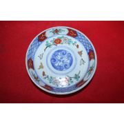 100년이상된 청화백자진사화문 완