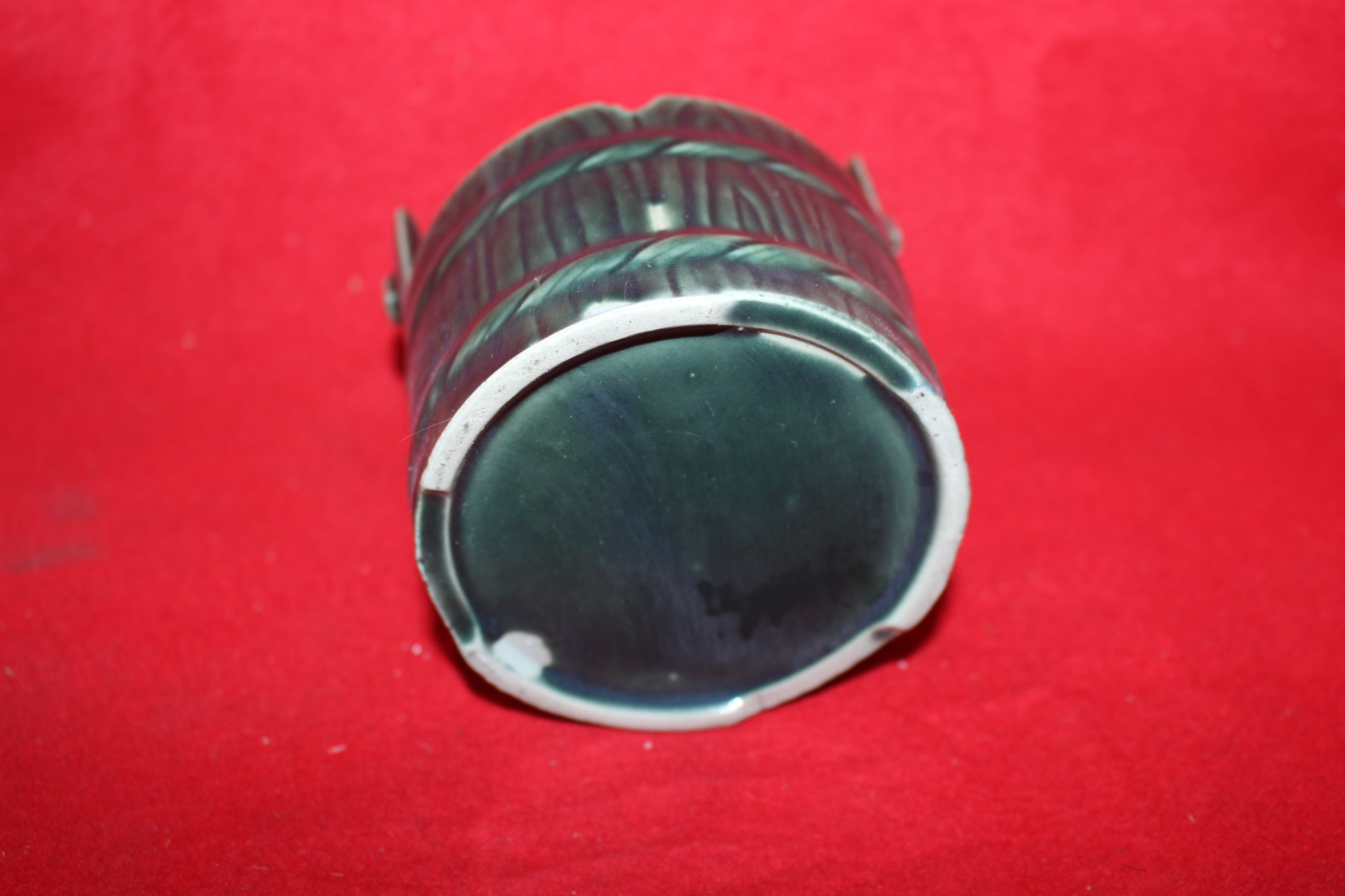 연대가좋은 청자 손잡이달린 향완