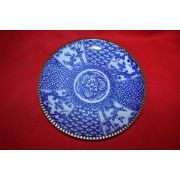 연대가좋은 청화백자화문 대완