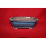 중형크기의 청자 사각화분