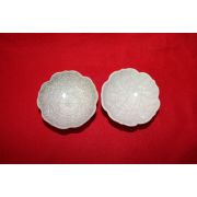 연대가좋은 분청자 화형완 2점