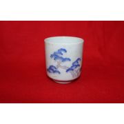 연대가좋은 외사기 청화백자노송문 잔