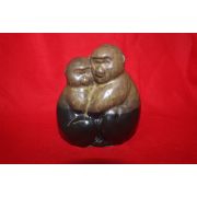 청자 원숭이 조각상