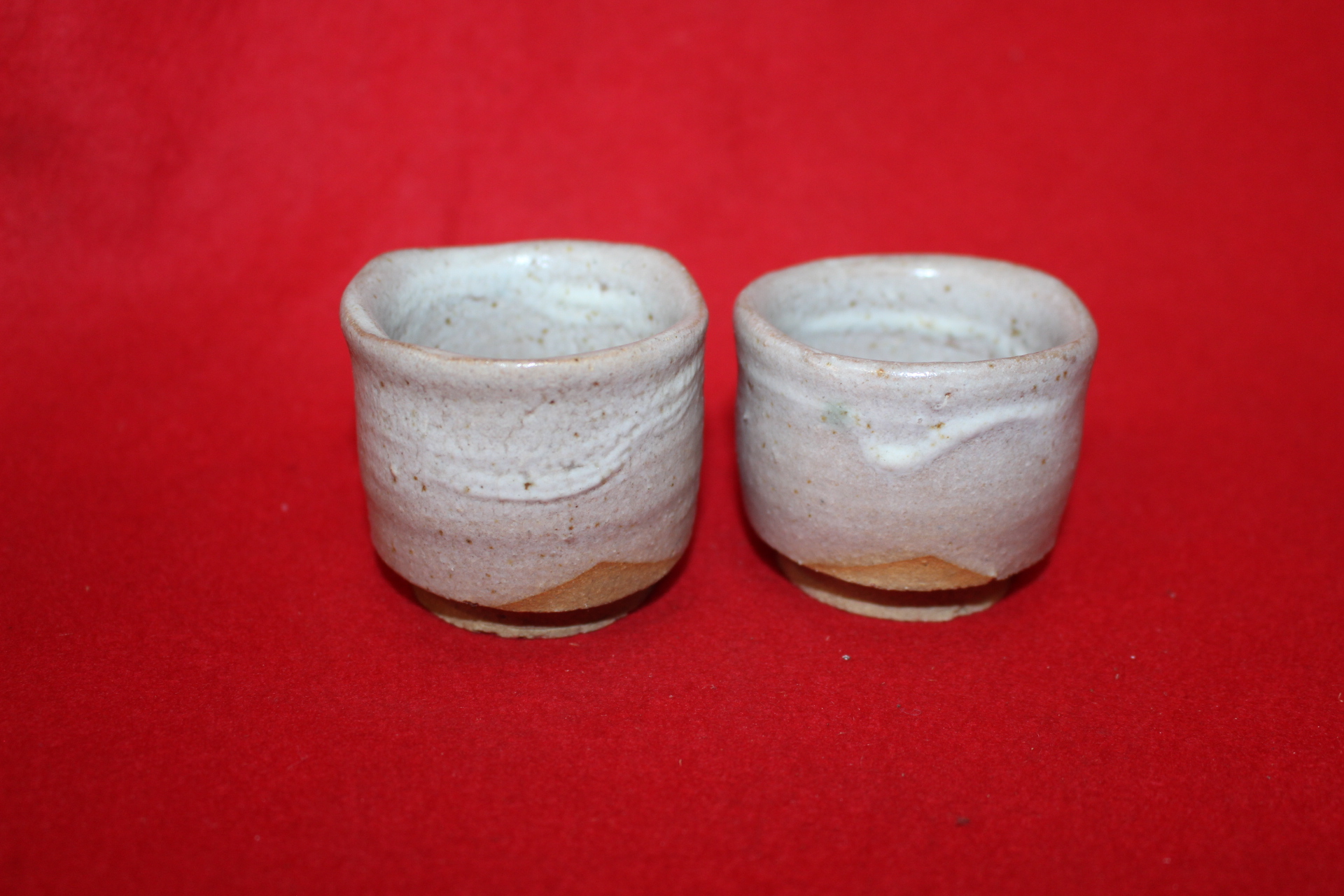 35-유약흘림이 좋은 청자잔 2점