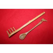 나무로된 차도구 차스푼외 2점