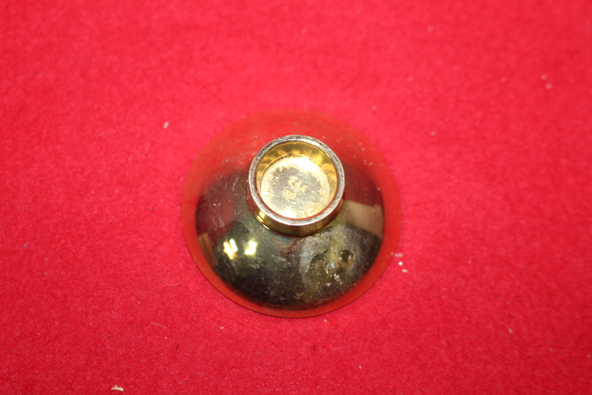 엑스포70 금도금 잔